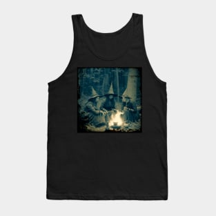 Three Witches In Woods Tank Top